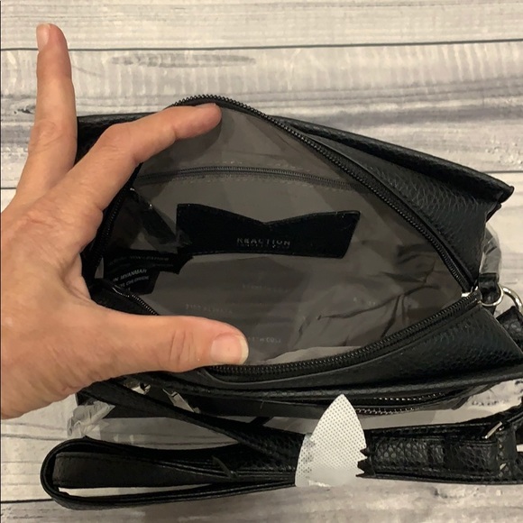 Reaction Kenneth Cole Black Mini Satchel - Picture 5 of 10